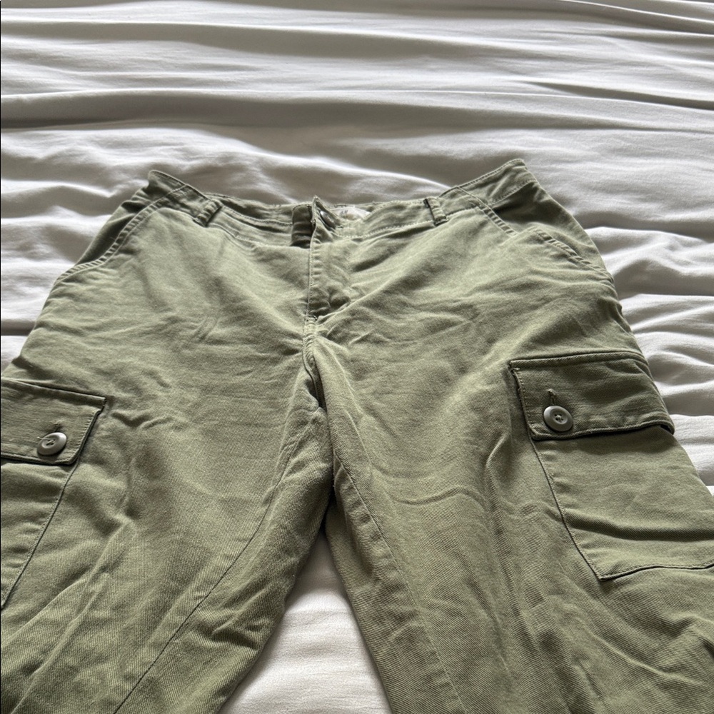 H&M Sage Green Cargo Pants